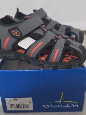 Bluefin Boys Sandals  Grey SIZE 10